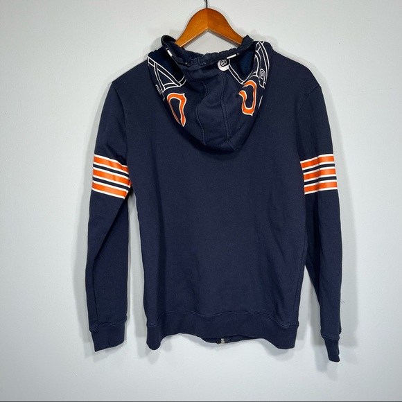 NFL Team Apparel Chicago Bears Hoodie Sweatshirt Youth Large 14/16 Full Zip - Picture 2 of 7